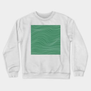 Abstract Waves Crewneck Sweatshirt